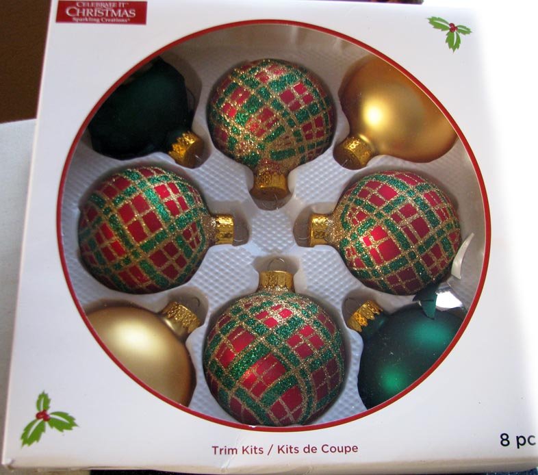 All year long ... Sparkling Creations A Set of 8-Piece TRIM KITS Celebrate It Christmas Decorations