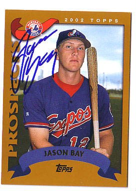 Jason Bay Authentic Autographed Card - Great Autograph