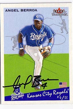 Angel Berroa Authentic Autographed Card - Great Autograph
