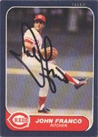 John Franco Authentic Autographed Card - Great Autograph