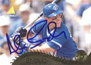 Alex Gonzalez Authentic Autographed Card - Great Autograph