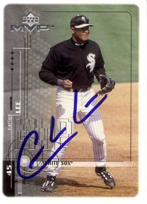 Carlos Lee Authentic Autographed Card - Great Autograph