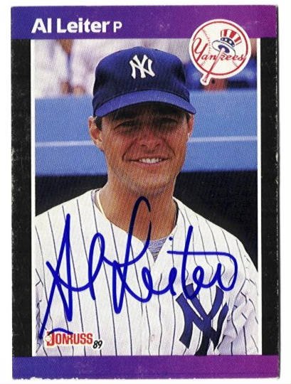 Al Leiter Authentic Autographed Card - Great Autograph