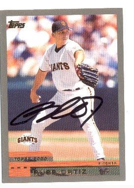 Russ Ortiz Authentic Autographed Card - Great Autograph