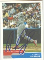 Albert Pujols Authentic Autographed Card - Great Autograph