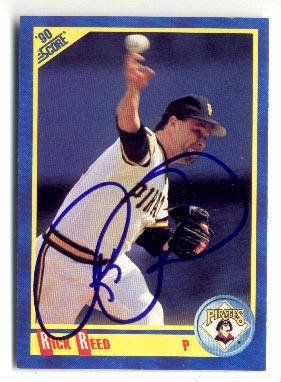 Rick Reed Authentic Autographed Card - Great Autograph