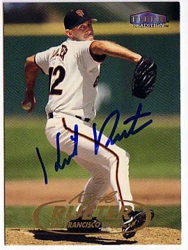 Kirk Rueter Authentic Autographed Card - Great Autograph