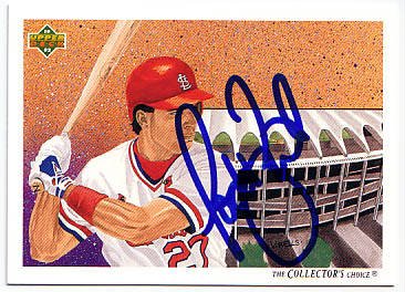 Todd Zeile Authentic Autographed Card - Great Autograph