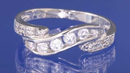0.30ctw Russian Diamond Engagement Ring Size M or O