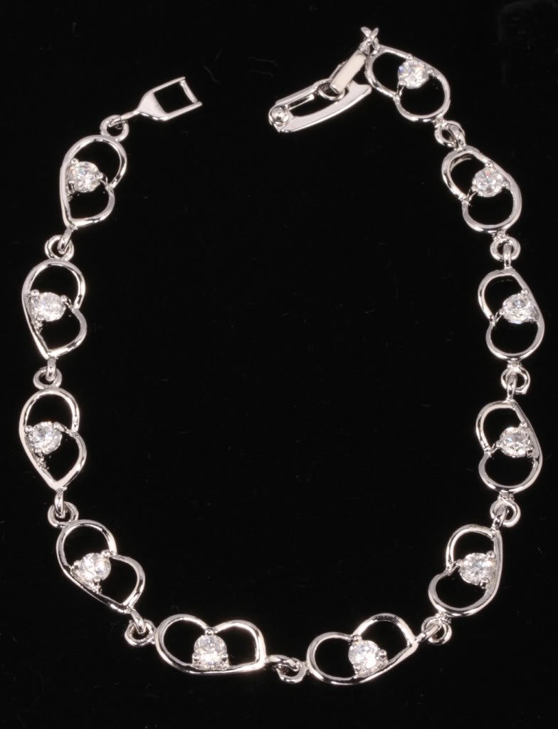 1.10ctw RUSSIAN DIAMOND BRACELET 18CM LENGTH NEW
