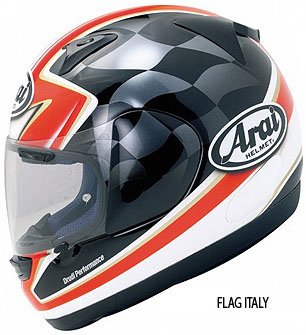 Arai Profile Flag Italy Graphics Street Motorcycle Helmets