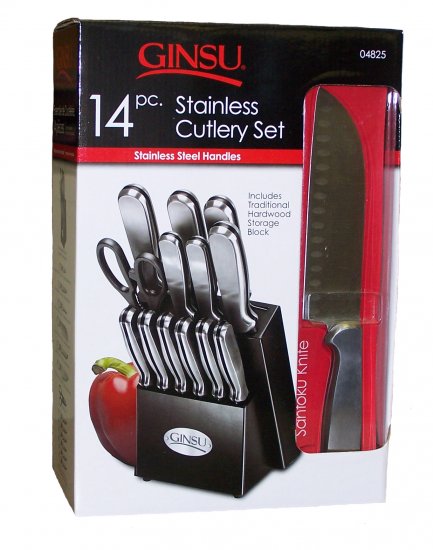 Ginsu 14PC Stainless Traditional Block Set