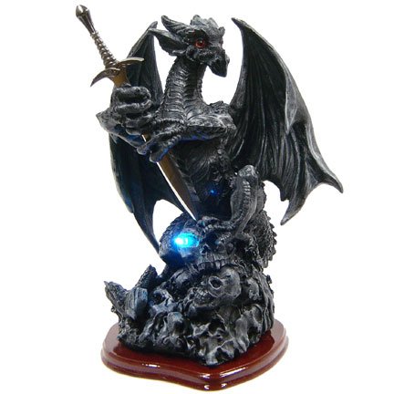 Death Dragon Letter Opener with LED Light