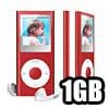 Full Metal Platinum - MP3/MP4 Player 1.5 inch LCD 1GB - Red