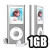 Full Metal Platinum - MP4 Player 1.5 inch LCD 1GB - Silver