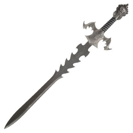 Fire Demon Sword 42" with Wooden Plaque