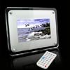 6 3/4 inch TFT Screen Digital MP3 Video Photo Frame Album w/ Remote Control - White