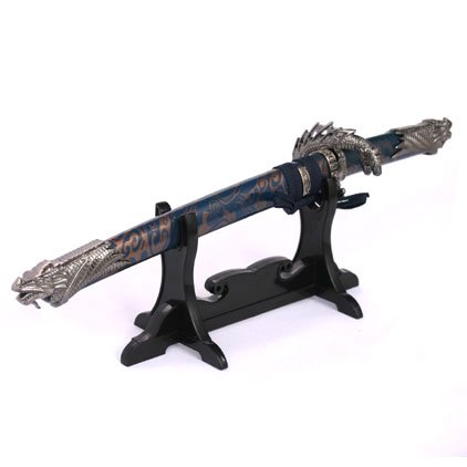 Harakiri Samurai Sword with Wooden Stand