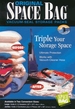 Original Space Bag Combo 1 Jumbo, 2 Lg.