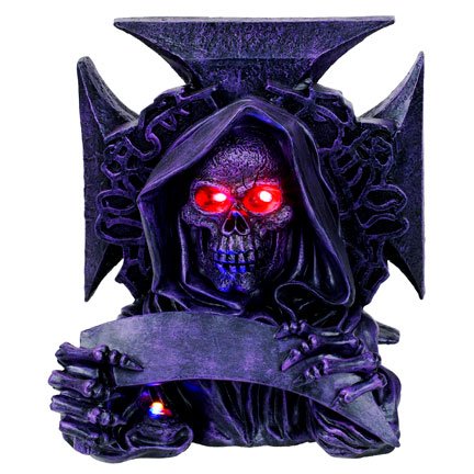 Demon with Blade Chopper LED Light Statue