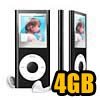 Full Metal Platinum - MP4 Player 1.5 inch LCD !TRUE! 4GB - Black