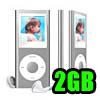 Full Metal Platinum - MP4 Player 1.5 inch LCD 2GB - Silver