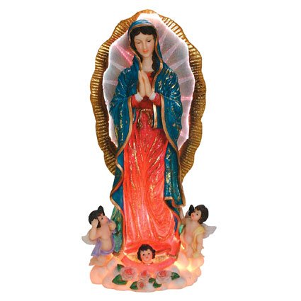 Guadalupe Fiber Optic Statue