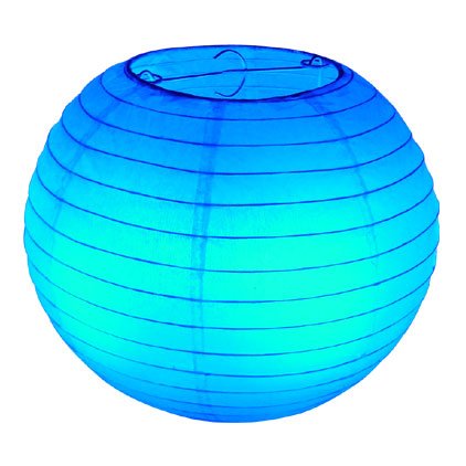 10" Blue Paper Lantern