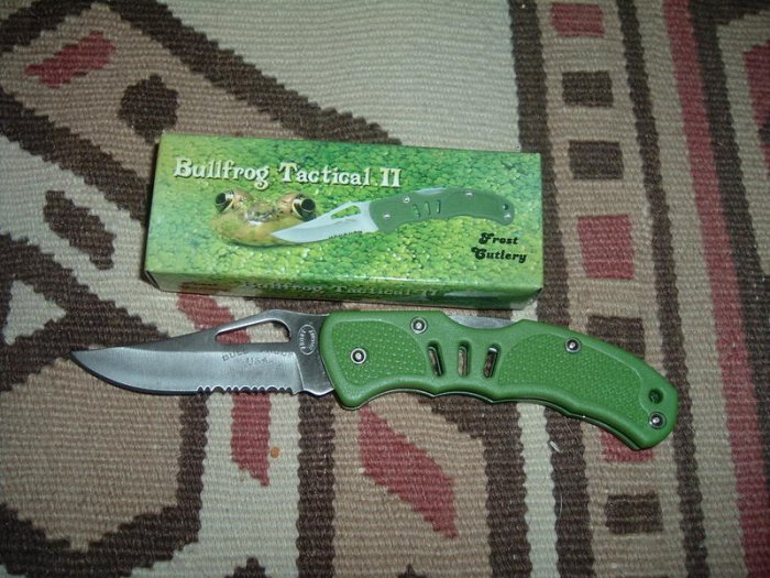 Frost Cutlery Knife Bullfrog Tactical II - 4"