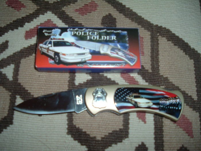 Frost Cutlery Knife Police Folder - 4 1/2"