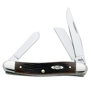 Case Knives Medium Stockman, Brown Barnboard Handle, 3 Blades
