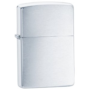 Brushed Chrome Zippo Lighter