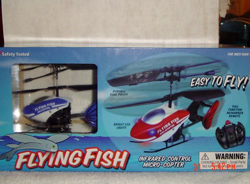 FlyingFish,Infrared Control Micro-Copter,Led Lights