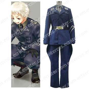 Axis Powers Prussia Gilbert Beilschmidt Cosplay Costume any size.
