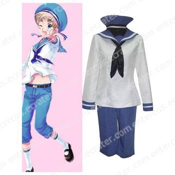 Axis Powers Seeland Peter Kirkland Cosplay Costume any size.