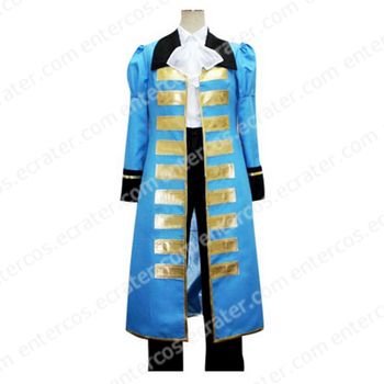 Hetalia Axis Powers Blue France Cosplay Costume any size.