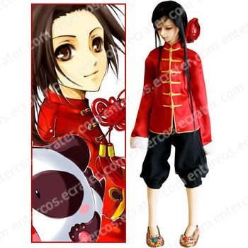 Hetalia Axis Powers China Wang Yao Cosplay Costume any size