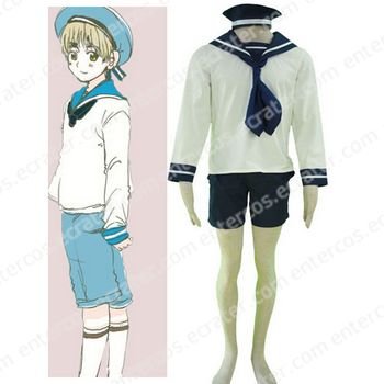 Hetalia Axis Powers N. Italy Sailor Suit Cosplay Costume any size