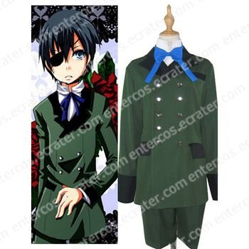Kuroshitsuji Ciel Phantomhive Halloween Cosplay Costume any size