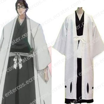 Bleach 5th Division Captain Aizen Sousuke Halloween Cosplay Costume any size