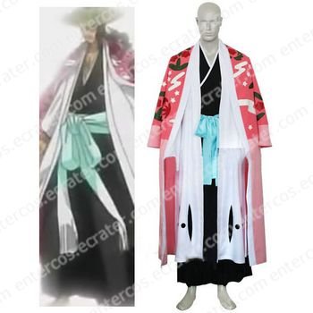 Bleach 8th Division Captain Kyouraku Shunsui Halloween Cosplay Costume any size