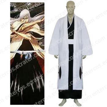Bleach 13th Division Captain Ukitake Juushiro Halloween Cosplay Costume any size