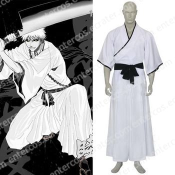 Bleach Ichigo Kurosaki Non-Bankai Hollow Form Halloween Cosplay Costume any size