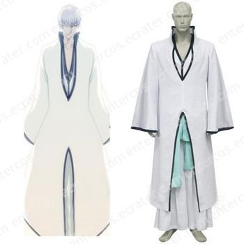 Bleach Ichimaru Gin Arrancar Halloween Cosplay Costume any size