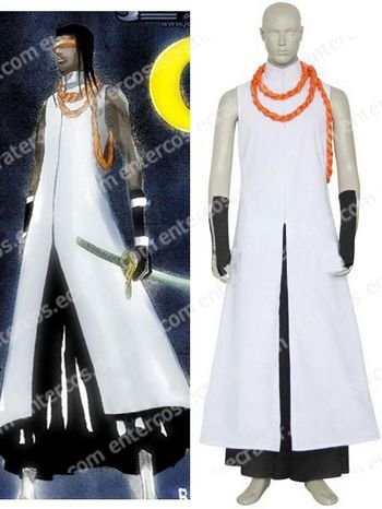 Bleach Kaname Tousen Arrancar Halloween Cosplay Costume any size
