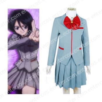 Bleach Kuchiki Rukia School Uniform Halloween Cosplay Costume any size