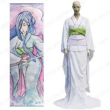 Bleach Rukia Kuchiki's Zanpakuto Sode no Shirayuki Halloween Cosplay Costume any size.