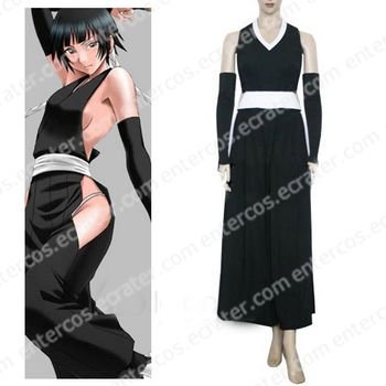 Bleach Soi Fong Fighting Halloween Cosplay Costume any size.