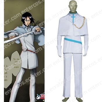 Bleach Uryuu Ishida Halloween Cosplay Costume any size.