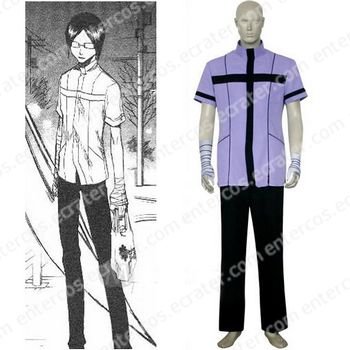 Bleach Uryuu Ishida Quincy Uniform Cosplay Costume any size.